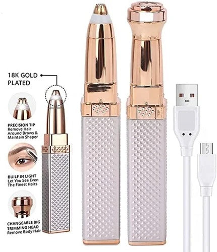 2-in-1 Flawless Hair Remover & Eyebrow Trimmer